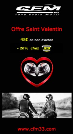 Team 33 et CFM 33 vous fêtent la saint valentin ! 