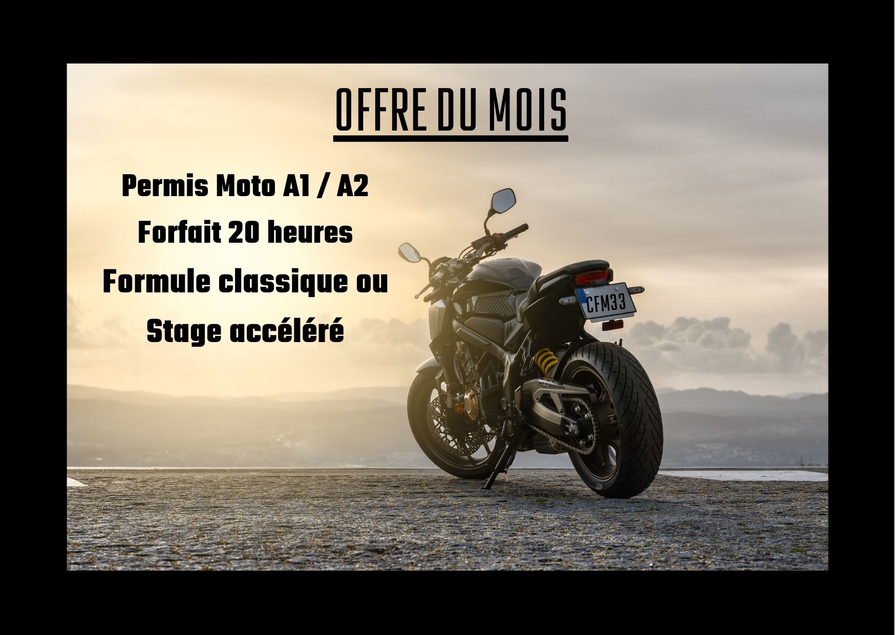 Stage accéléré moto